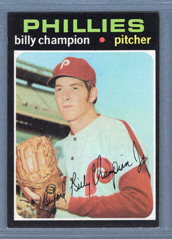 1971 Topps #323 Billy Champion  EX  GO747