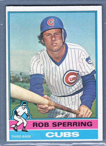 1976 Topps #323 Rob Sperring  EX-MT  GOSB1