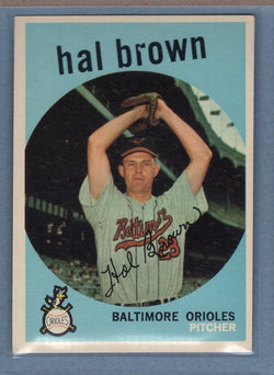 1959 Topps #487 Hal Brown (3) EX-MT  GO73