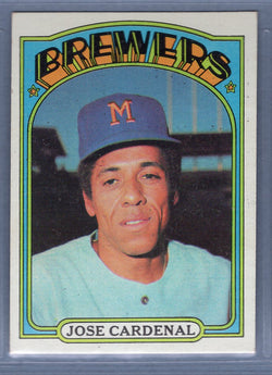1972 Topps #12 Jose Cardenal (E) EX-MT  GO544