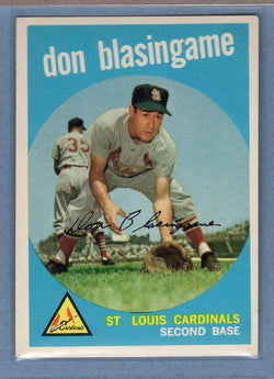 1959 Topps #491 Don Blasingame (1) EX-MT  GO73