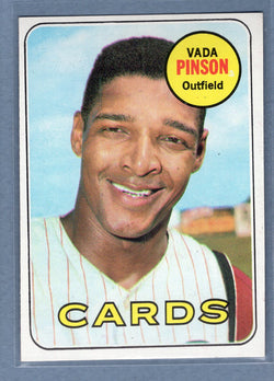 1969 Topps #160 Vada Pinson (c) EX-MT  GO700