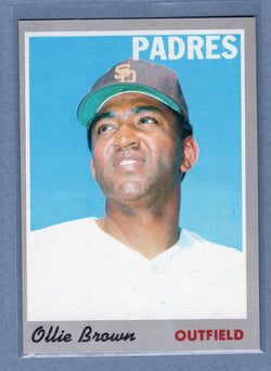 1970 Topps #130 Ollie Brown  (a) EX-MT  GO900