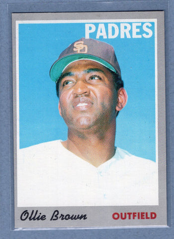 1970 Topps #130 Ollie Brown  (a) EX-MT  GO900