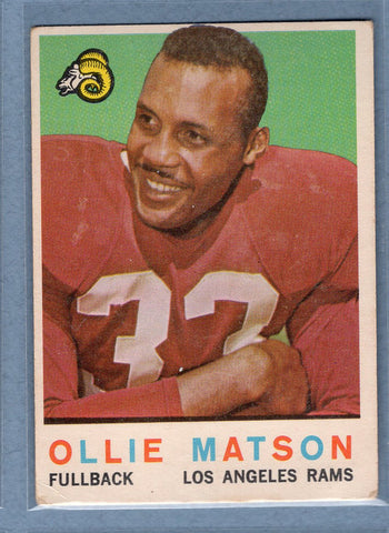 1959 Topps #50 Ollie Matson (HOF) (b) VG  GO130