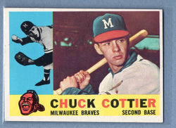 1960 Topps #417 Chuck Cottier EX-MT  GO244