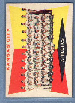 1960 Topps #413 A's Team VG-EX   GO340
