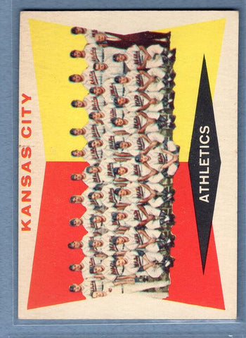 1960 Topps #413 A's Team VG-EX   GO340