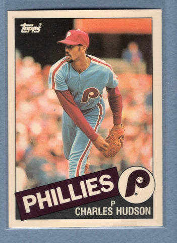 1985 Topps Tiffany #379 Charles Hudson NM