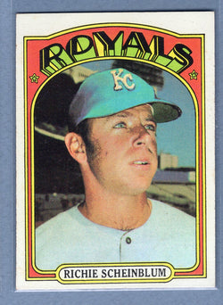 1972 Topps #468 Richie Scheinblum EX-MT  GO483