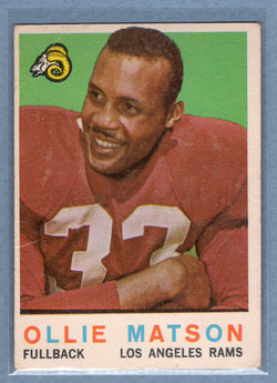 1959 Topps #50 Ollie Matson (HOF) (c) VG  GO130