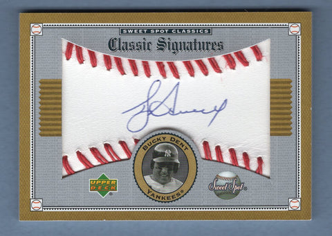 2002 Upper Deck  Sweet Spot Classic Signatures Bucky Dent(1)