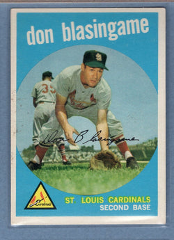 1959 Topps #491 Don Blasingame (2) EX-MT  GO73