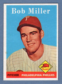 1958 Topps #326 Bob Miller EX  GO495