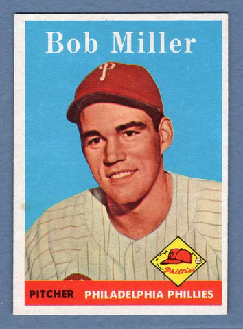 1958 Topps #326 Bob Miller EX  GO495