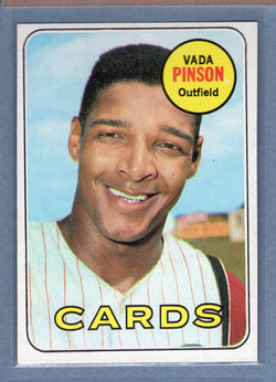 1969 Topps #160 Vada Pinson (d) EX-MT  GO700