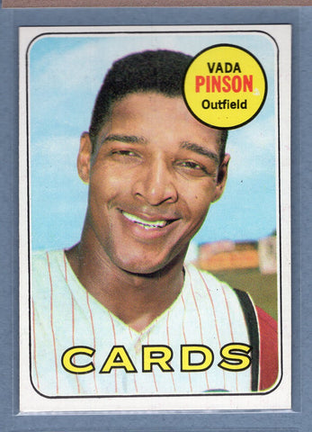 1969 Topps #160 Vada Pinson (d) EX-MT  GO700