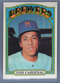 1972 Topps #12 Jose Cardenal (f) EX-MT  GO544