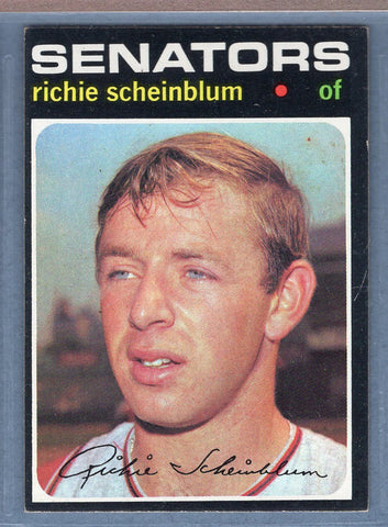 1971 Topps #326 Richie Scheinblum  EX  GO747