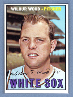 1967 Topps #391 Wilbur Wood EX-MT  GO263