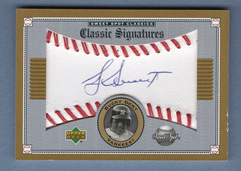 2002 Upper Deck  Sweet Spot Classic Signatures Bucky Dent(2)