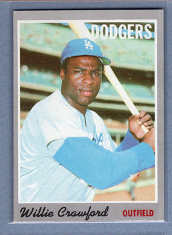 1970 Topps #34 Willie Crawford  EX-MT  GO450