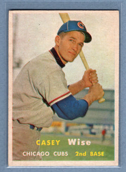 1957 Topps #396 Casey Wise EX  GO130