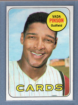 1969 Topps #160 Vada Pinson (f) EX-MT  GO700
