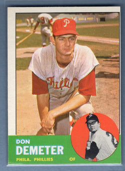 1963 Topps #268 Don Demeter VG-EX Set Break