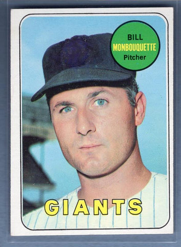 1969 Topps 64 Bill Monbouquette VG-EX SET BREAK