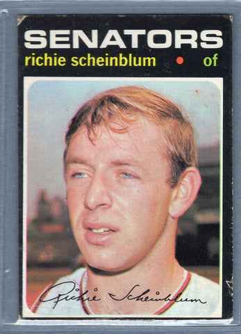 1971 Topps #326 Richie Scheinblum  EX  SB1