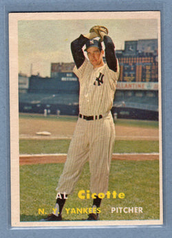 1957 Topps #398 Al Cicotte EX  GO130