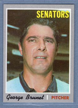 1970 Topps #328 George Brunet  EX-MT  SB1