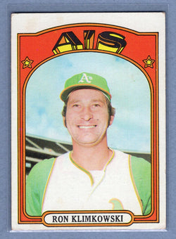 1972 Topps #363 Ron Klimkowski EX  GO500