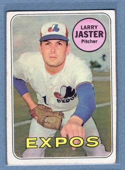 1969 Topps #496 Larry Jaster (a) VG  GO577
