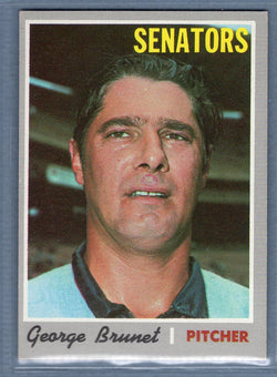 1970 Topps #328 George Brunet  EX-MT  SB2