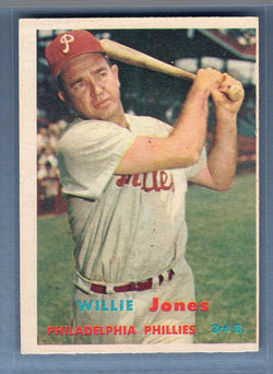 1957 Topps #174 Willie Jones VG-EX  GO295