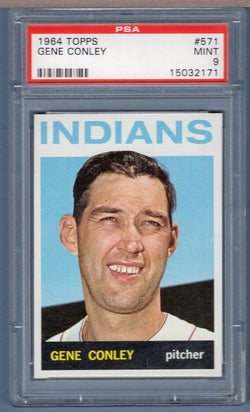 1964 Topps #571 Gene Conley (15032171) PSA 9