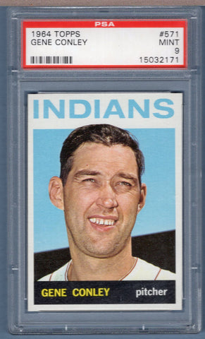 1964 Topps #571 Gene Conley (15032171) PSA 9