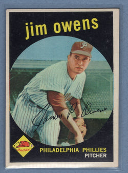 1959 Topps #503 Jim Owens (2) EX-MT  GO73