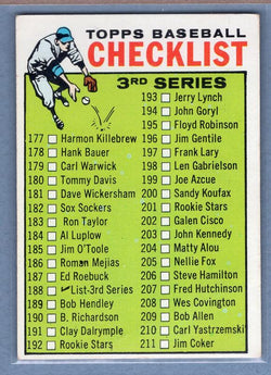 1964 Topps #188 Checklist 177-264 EX   GO213