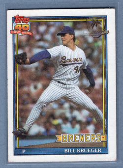 1991 Topps Desert Shield #417 Bill Krueger  NM  GO625