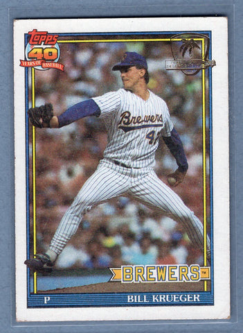 1991 Topps Desert Shield #417 Bill Krueger  NM  GO625