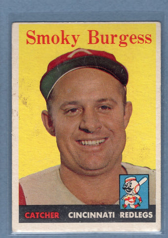 1958 Topps #49 Smoky Burgess (st) (a) VG  GO501