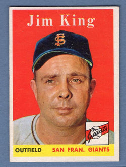 1958 Topps #332 Jim King EX  GO495