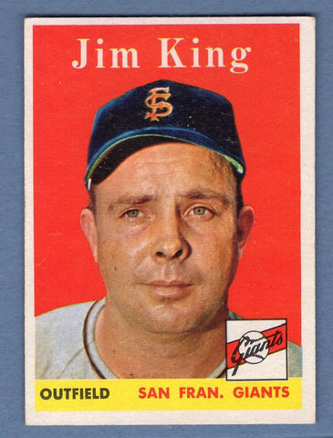 1958 Topps #332 Jim King EX  GO495