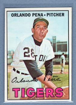 1967 Topps #449 Orlando Pena (b) EX-MT   GO340