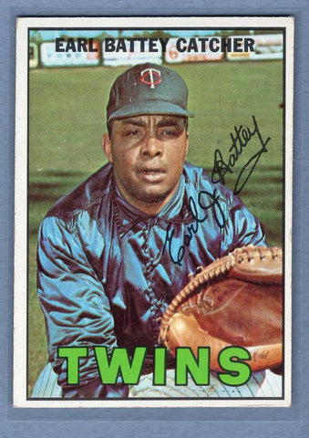 1967 Topps #15 Earl Battey EX G0416B