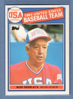 1985 Topps Tiffany #389 Rod Dedeaux NM