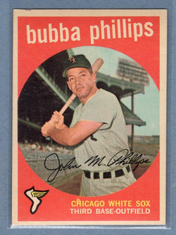 1959 Topps #187 Bubba Phillips VG-EX    Set Break A